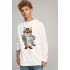 Sweatshirt men's OVERSIZE /no flis/