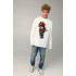 Sweatshirt men's OVERSIZE /no flis/