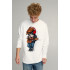 Sweatshirt men's OVERSIZE /no flis/