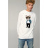 Sweatshirt men's OVERSIZE /no flis/