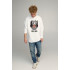 Sweatshirt men's OVERSIZE /no flis/