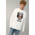 Sweatshirt men's OVERSIZE /no flis/