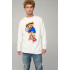 Sweatshirt men's OVERSIZE /no flis/