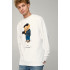 Sweatshirt men's OVERSIZE /no flis/