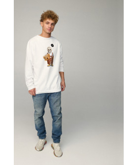Sweatshirt men's OVERSIZE /no flis/