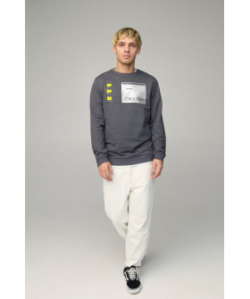 Світшот чоловічий BASIC /no flis/