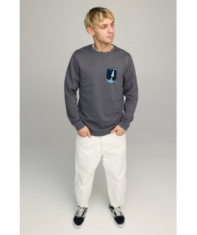 Світшот чоловічий BASIC /no flis/