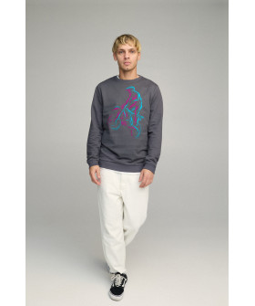 Світшот чоловічий BASIC /no flis/