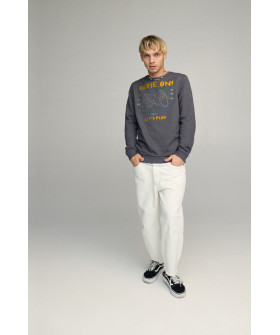 Свитшот мужской BASIC /no flis/