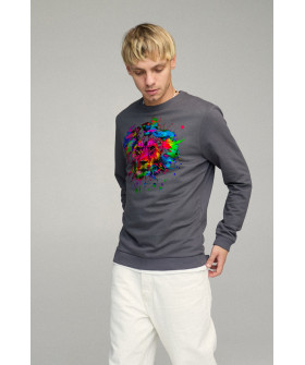 Men's sweatshirt BASIC /no flis/