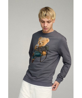 Men's sweatshirt BASIC /no flis/