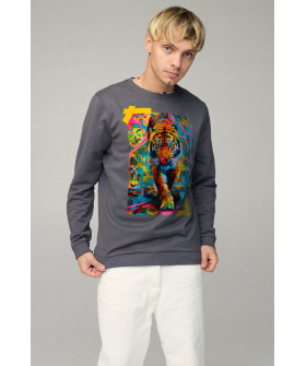 Men's sweatshirt BASIC /no flis/