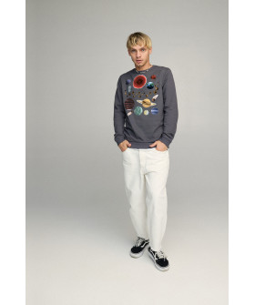 Світшот чоловічий BASIC /no flis/