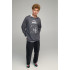 Sweatshirt men's OVERSIZE /no flis/