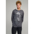 Sweatshirt men's OVERSIZE /no flis/