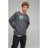 Sweatshirt men's OVERSIZE /no flis/