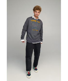 Sweatshirt men's OVERSIZE /no flis/