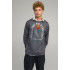 Sweatshirt men's OVERSIZE /no flis/