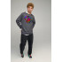 Sweatshirt men's OVERSIZE /no flis/