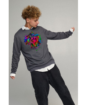 Sweatshirt men's OVERSIZE /no flis/