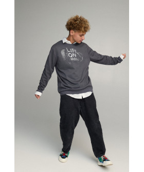 Sweatshirt men's OVERSIZE /no flis/