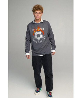 Свитшот мужской OVERSIZE /no flis/