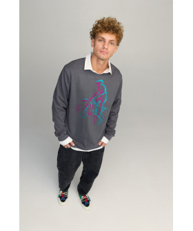 Свитшот мужской OVERSIZE /no flis/