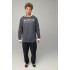 Sweatshirt men's OVERSIZE /no flis/