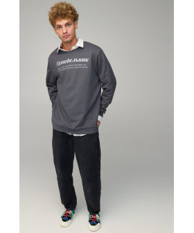 Свитшот мужской OVERSIZE /no flis/