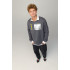 Sweatshirt men's OVERSIZE /no flis/