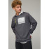 Sweatshirt men's OVERSIZE /no flis/