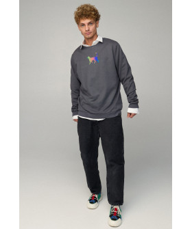 Sweatshirt men's OVERSIZE /no flis/