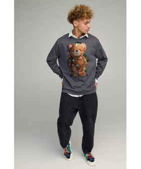 Свитшот мужской OVERSIZE /no flis/