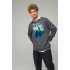 Sweatshirt men's OVERSIZE /no flis/