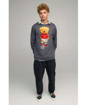 Світшот чоловічий OVERSIZE /no flis/