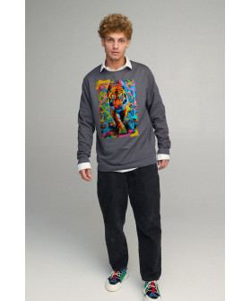 Свитшот мужской OVERSIZE /no flis/