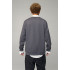 Sweatshirt men's OVERSIZE /no flis/