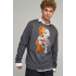 Sweatshirt men's OVERSIZE /no flis/