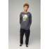 Sweatshirt men's OVERSIZE /no flis/