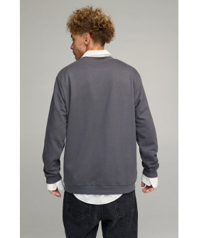Sweatshirt men's OVERSIZE /no flis/