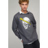 Sweatshirt men's OVERSIZE /no flis/