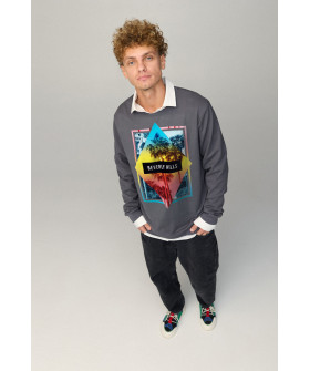 Sweatshirt men's OVERSIZE /no flis/