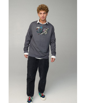 Свитшот мужской OVERSIZE /no flis/