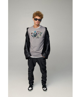 Світшот чоловічий BASIC /no flis/