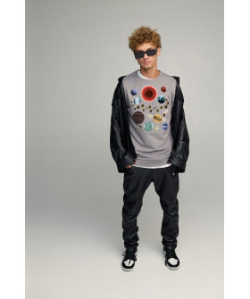 Світшот чоловічий BASIC /no flis/