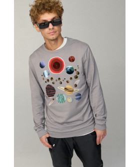 Men's sweatshirt BASIC /no flis/