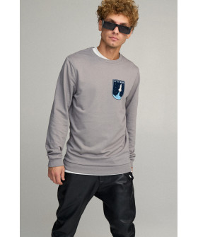 Men's sweatshirt BASIC /no flis/