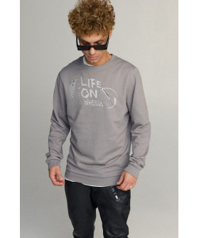 Men's sweatshirt BASIC /no flis/