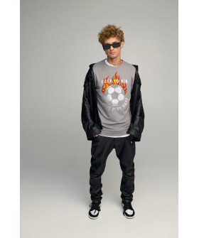 Світшот чоловічий BASIC /no flis/