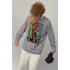 Sweatshirt men's OVERSIZE /no flis/